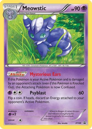 Meowstic XY48 - Holofoil XY Promos - Promo