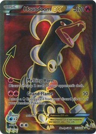 Houndoom EX (Full Art) 153/162 - Holofoil XY BREAKthrough - Ultra Rare