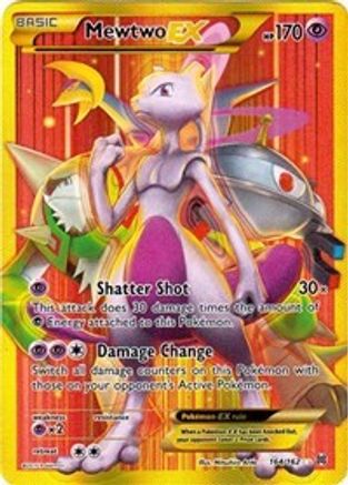 Mewtwo EX (164 Secret Full Art) 164/162 - Holofoil XY BREAKthrough - Secret Rare