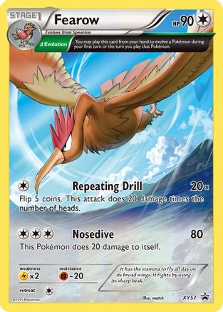 Fearow XY57 - Holofoil XY Promos - Promo