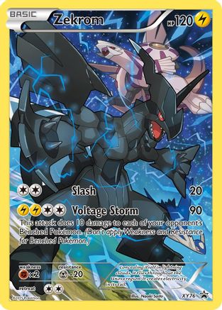 Zekrom (Full Art Promo) XY76 - Holofoil XY Promos - Promo