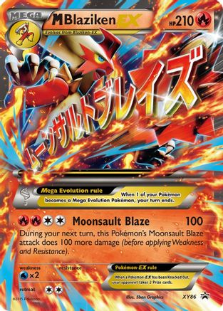 M Blaziken EX XY86 - Holofoil XY Promos - Promo
