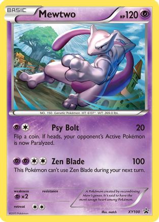 Mewtwo XY100 - Holofoil XY Promos - Promo