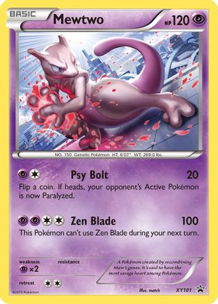 Mewtwo XY101 - Holofoil XY Promos - Promo
