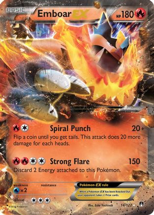 Emboar EX 014/122 - Holofoil XY BREAKpoint - Ultra Rare
