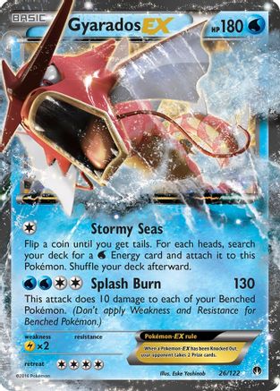 Gyarados EX 026/122 - Holofoil XY BREAKpoint - Ultra Rare