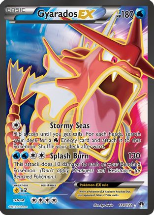 Gyarados EX (Full Art) 114/122 - Holofoil XY BREAKpoint - Ultra Rare