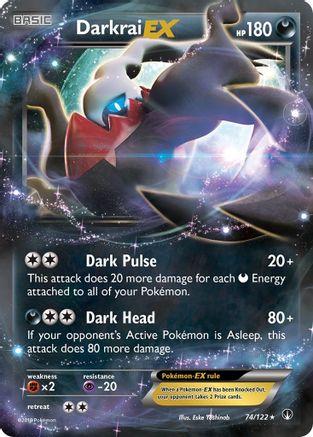 Darkrai EX 074/122 - Holofoil XY BREAKpoint - Ultra Rare