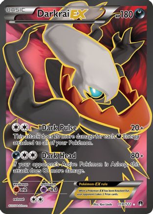 Darkrai EX (Full Art) 118/122 - Holofoil XY BREAKpoint - Ultra Rare