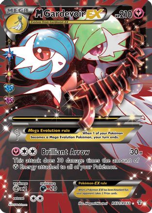 M Gardevoir EX (Full Art) RC31/RC32 - Holofoil Generations Radiant Collection - Ultra Rare