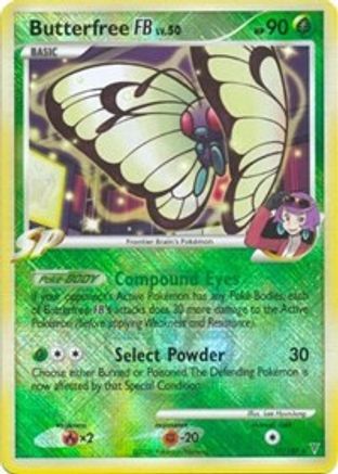 Butterfree FB 017/147 - Reverse Holofoil League & Championship Cards - Promo