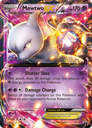 Mewtwo EX XY107 - Holofoil XY Promos - Promo