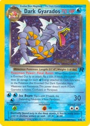 Dark Gyarados (Prerelease) 008/82 - Holofoil WoTC Promo - Promo