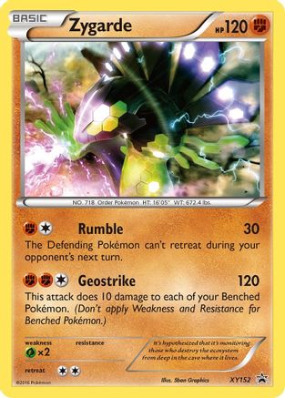 Zygarde XY152 - Holofoil XY Promos - Promo