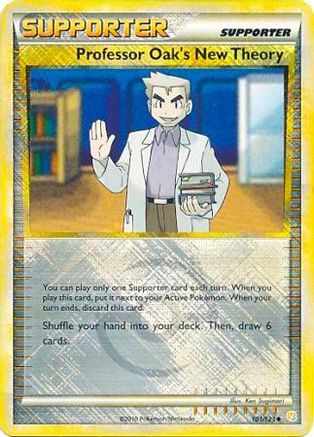 Professor Oak's New Theory 101/123 - Reverse Holofoil League & Championship Cards - Promo