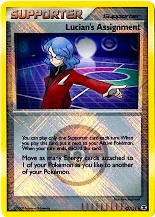 Lucian's Assignment 092/111 - Reverse Holofoil League & Championship Cards - Promo