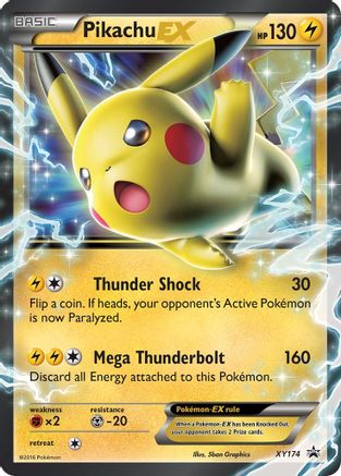 Pikachu EX XY174 - Holofoil XY Promos - Promo