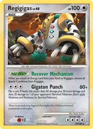 Regigigas 037/146 - Holofoil Deck Exclusives - Holo Rare