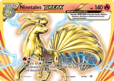 Ninetales BREAK 016/108 - Holofoil XY Evolutions - Rare BREAK