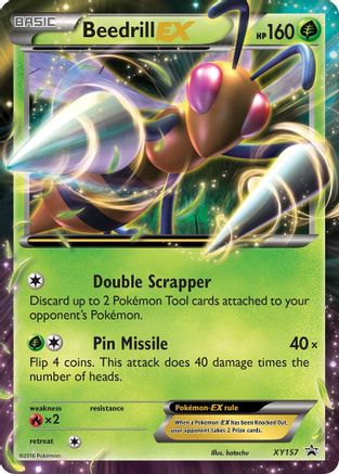 Beedrill EX XY157 - Holofoil XY Promos - Promo