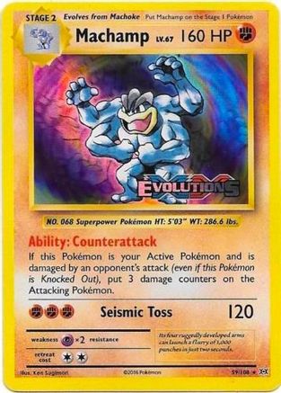 Machamp (XY Evolutions Prerelease) 059 - Holofoil XY Promos - Promo