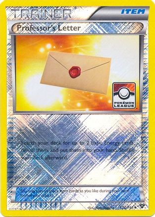 Professor's Letter 123/146 - Reverse Holofoil League & Championship Cards - Promo