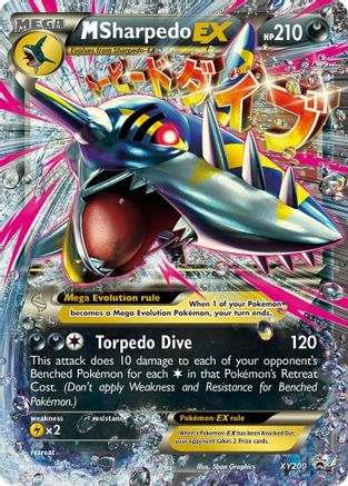 M Sharpedo EX XY200 - Holofoil XY Promos - Promo