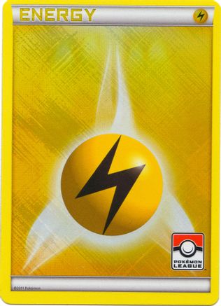 Lightning Energy (2011 Pokemon League) - Holofoil League & Championship Cards - Promo