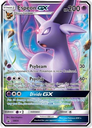 Espeon GX SM35 - Holofoil SM Promos - Promo