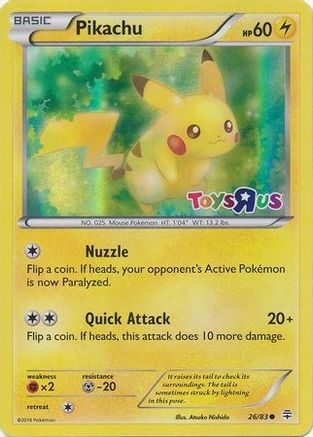 Pikachu 026/83 - Holofoil Miscellaneous Cards & Products - Promo