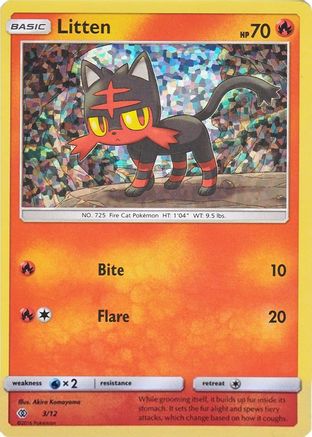 Litten 003/12 - Holofoil McDonalds Promos 2017 - Promo