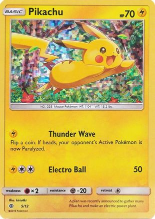 Pikachu 005/12 - Holofoil McDonalds Promos 2017 - Promo