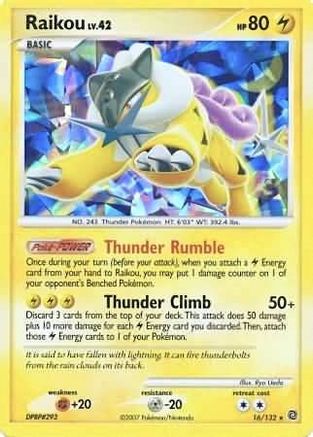 Raikou 016/132 - Holofoil Miscellaneous Cards & Products - Promo