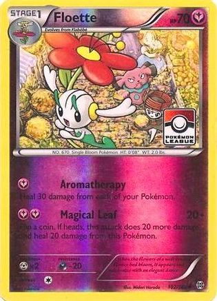 Floette 102/162 - Reverse Holofoil League & Championship Cards - Promo