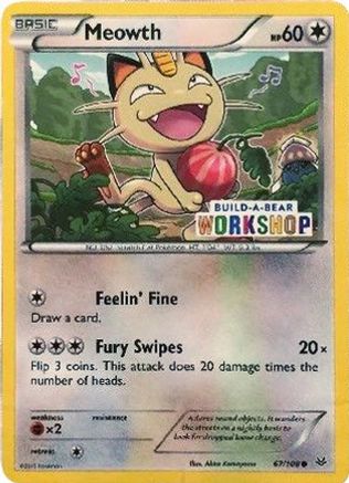 Meowth 067/108 Miscellaneous Cards & Products - Promo