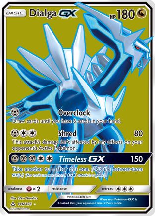 Dialga GX (Full Art) 146 - Holofoil SM Ultra Prism - Ultra Rare