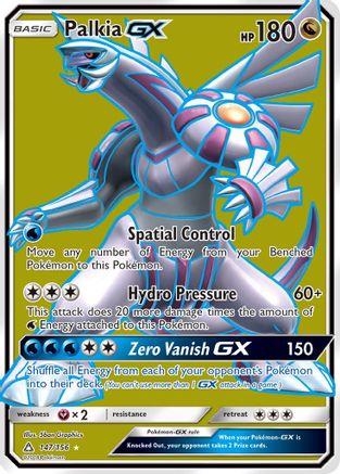 Palkia GX (Full Art) 147 - Holofoil SM Ultra Prism - Ultra Rare
