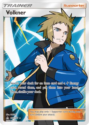Volkner (Full Art) 156 - Holofoil SM Ultra Prism - Ultra Rare