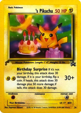 ______'s Pikachu 024 Pikachu World Collection Promos - Promo