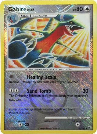 Gabite 059/147 - Reverse Holofoil League & Championship Cards - Promo