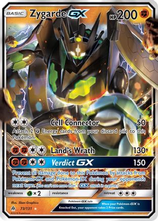 Zygarde GX 073/131 - Holofoil SM Forbidden Light - Ultra Rare