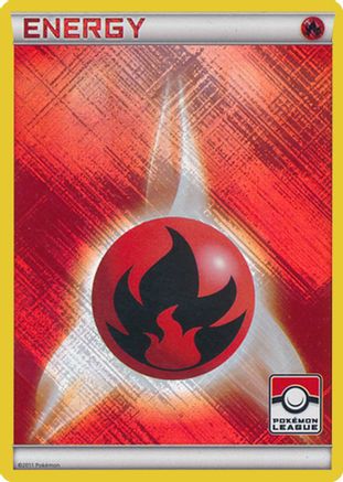 Fire Energy (2011 Pokemon League) - Holofoil League & Championship Cards - Promo