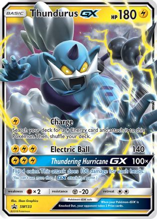 Thundurus GX SM133 - Holofoil SM Promos - Promo