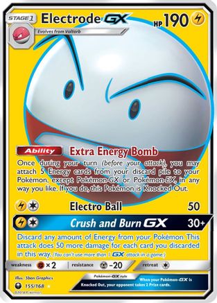 Electrode GX (Full Art) 155 - Holofoil SM Celestial Storm - Ultra Rare