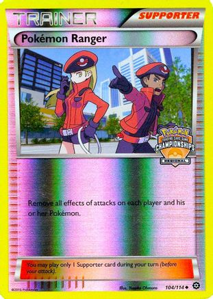 Pokemon Ranger 104/114 - Reverse Holofoil League & Championship Cards - Promo