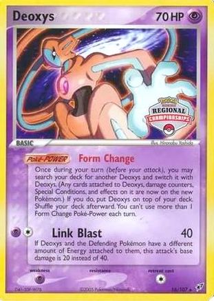 Deoxys 016/107 League & Championship Cards - Promo