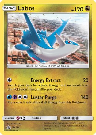 Latios SM136 - Holofoil SM Promos - Promo
