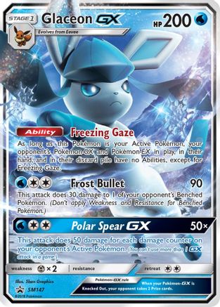 Glaceon GX SM147 - Holofoil SM Promos - Promo