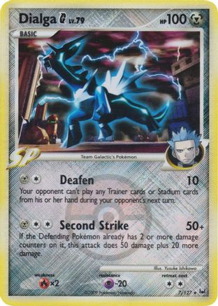 Dialga G 007/127 - Reverse Holofoil League & Championship Cards - Promo
