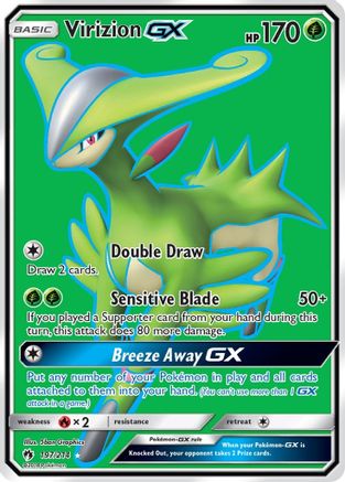 Virizion GX (Full Art) 197 - Holofoil SM Lost Thunder - Ultra Rare
